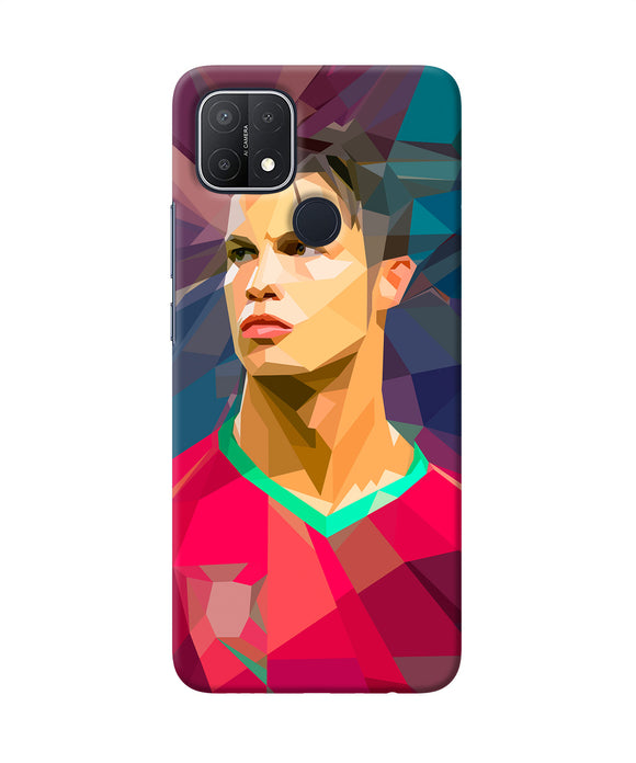 Abstract ronaldo Oppo A15/A15s Back Cover
