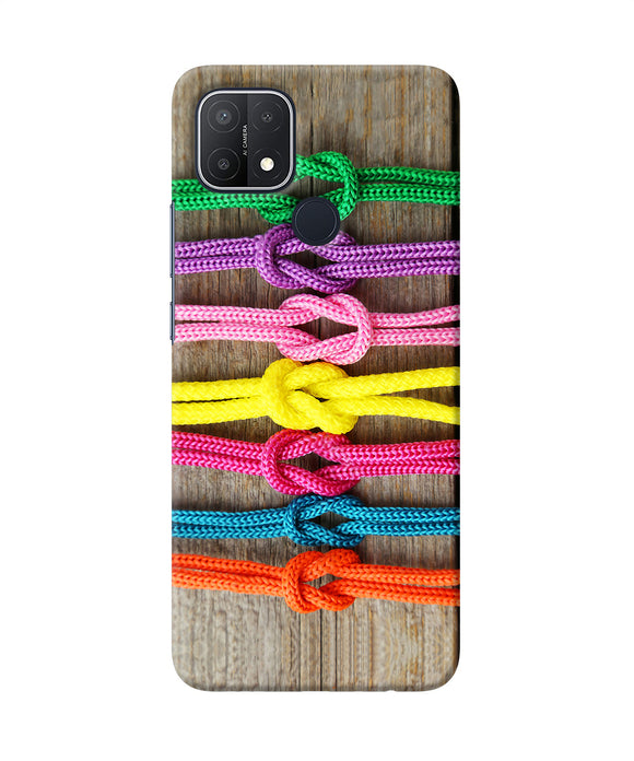Colorful shoelace Oppo A15/A15s Back Cover