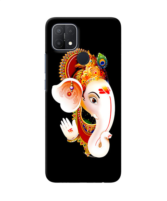 Lord ganesh face Oppo A15/A15s Back Cover