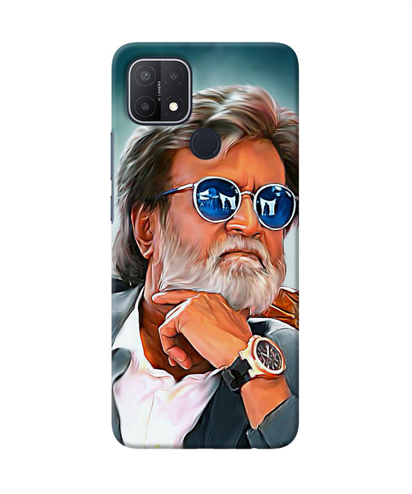 Rajnikant painting Oppo A15/A15s Back Cover