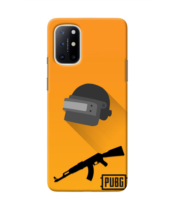 PUBG Helmet and Gun Oneplus 8T Real 4D Back Cover
