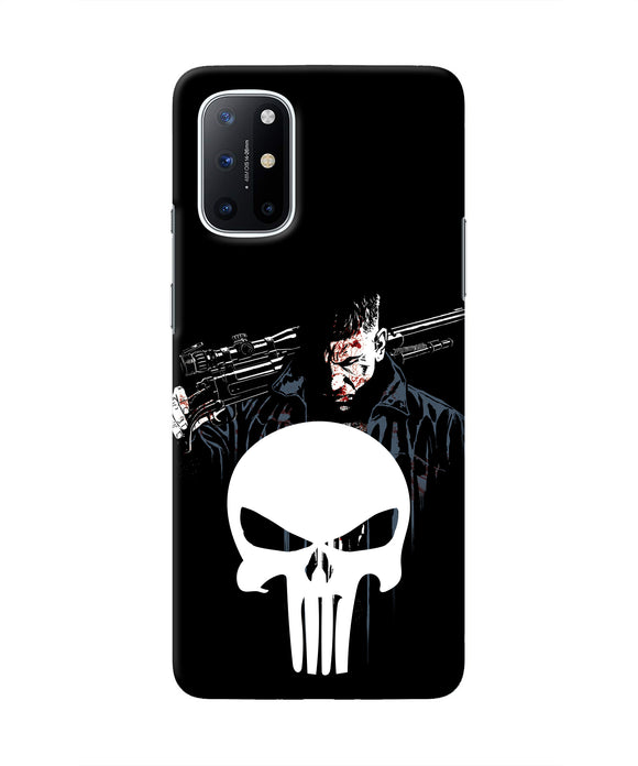 Punisher Character Oneplus 8T Real 4D Back Cover