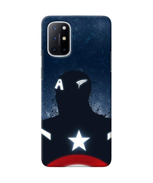 Captain america Shield Oneplus 8T Real 4D Back Cover