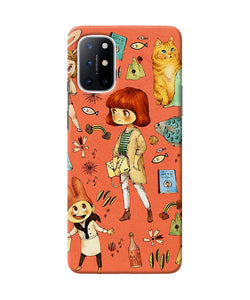 Canvas little girl print Oneplus 8T Back Cover