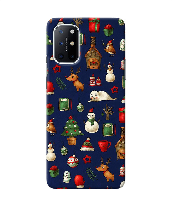 Canvas christmas print Oneplus 8T Back Cover