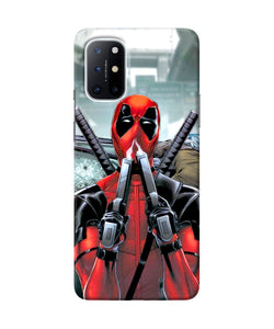 Deadpool with gun Oneplus 8T Back Cover