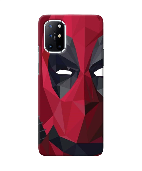 Abstract deadpool half mask Oneplus 8T Back Cover