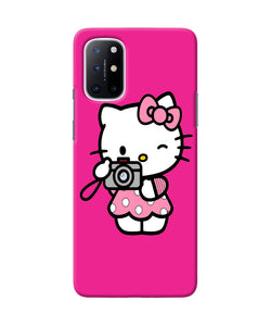 Hello kitty cam pink Oneplus 8T Back Cover