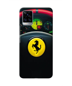 Ferrari Steeriing Wheel Vivo V20 Pro Real 4D Back Cover