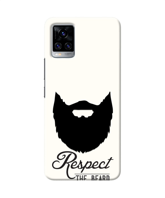 Respect the Beard Vivo V20 Pro Real 4D Back Cover