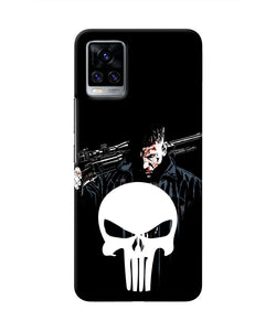 Punisher Character Vivo V20 Pro Real 4D Back Cover