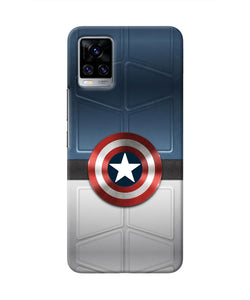 Captain America Suit Vivo V20 Pro Real 4D Back Cover