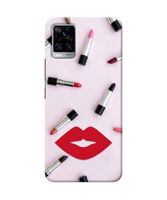 Lips Lipstick Shades Vivo V20 Pro Real 4D Back Cover