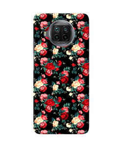 Rose Pattern Mi 10i Back Cover