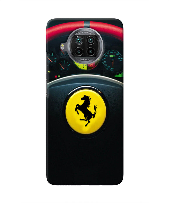 Ferrari Steeriing Wheel Mi 10i Real 4D Back Cover