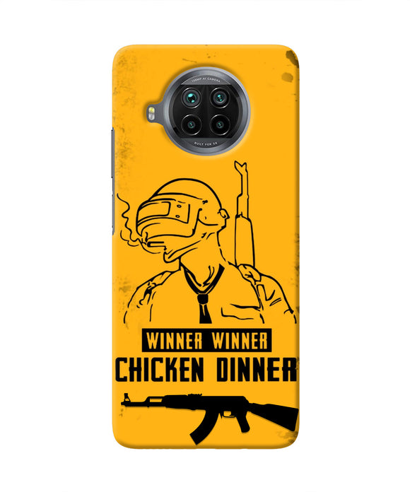 PUBG Chicken Dinner Mi 10i Real 4D Back Cover
