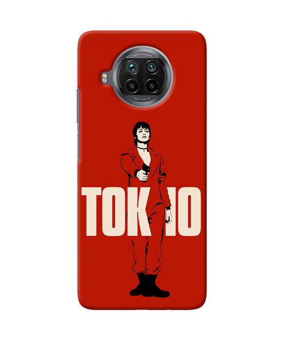 Money Heist Tokyo With Gun Mi 10i Back Cover