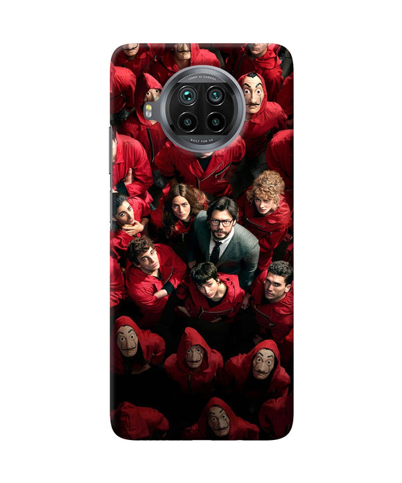 Money Heist Professor with Hostages Mi 10i Back Cover
