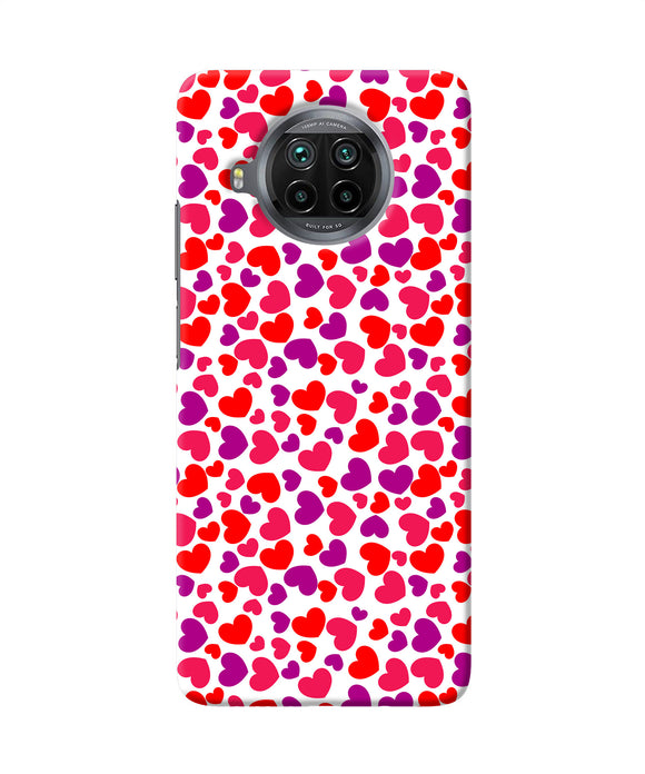 Heart print Mi 10i Back Cover