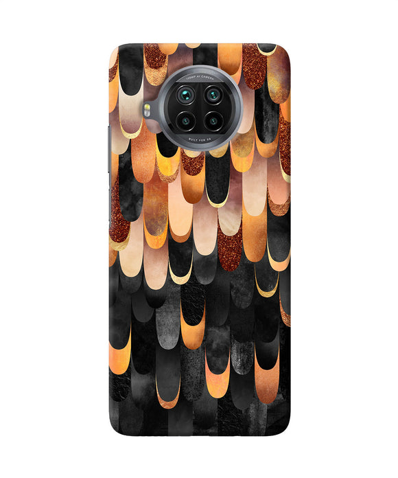 Abstract wooden rug Mi 10i Back Cover