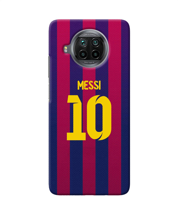 Messi 10 tshirt Mi 10i Back Cover