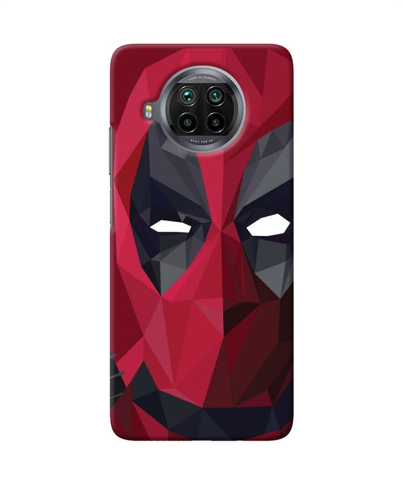 Abstract deadpool mask Mi 10i Back Cover