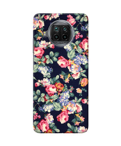 Natural flower print Mi 10i Back Cover