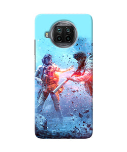 Pubg water fight Mi 10i Back Cover