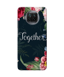 Together flower Mi 10i Back Cover