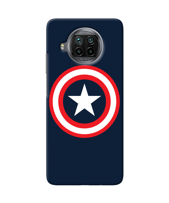 Captain america logo Mi 10i Back Cover