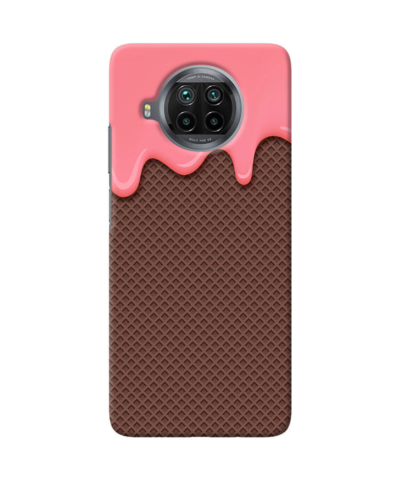 Waffle cream biscuit Mi 10i Back Cover