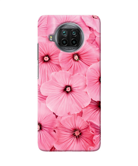 Pink flowers Mi 10i Back Cover