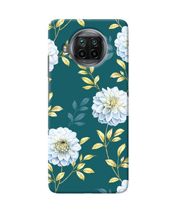 Flower canvas Mi 10i Back Cover