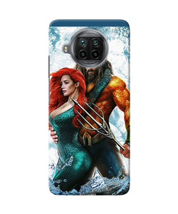 Aquaman couple water Mi 10i Back Cover