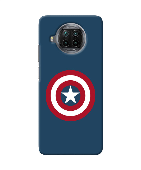 Captain america logo Mi 10i Back Cover