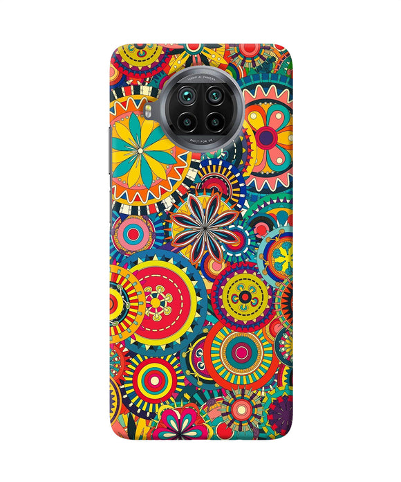 Colorful circle pattern Mi 10i Back Cover