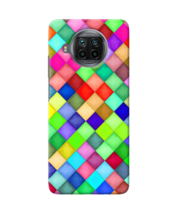 Abstract colorful squares Mi 10i Back Cover