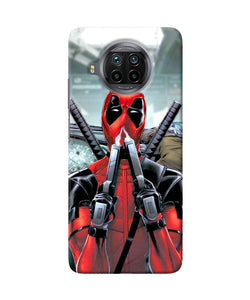 Deadpool with gun Mi 10i Back Cover