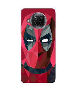 Abstract deadpool full mask Mi 10i Back Cover