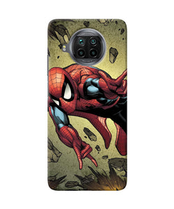 Spiderman on sky Mi 10i Back Cover