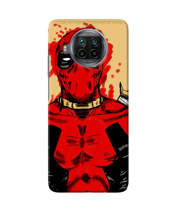 Blooded deadpool Mi 10i Back Cover