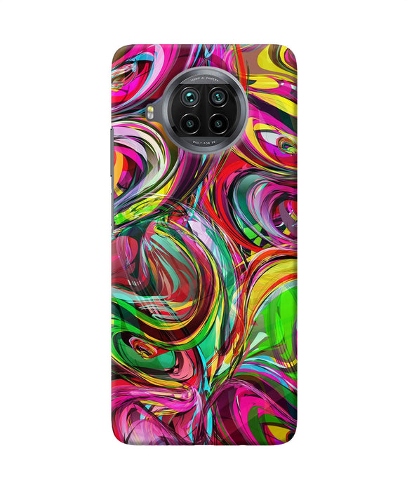 Abstract colorful ink Mi 10i Back Cover