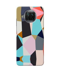 Abstract colorful shapes Mi 10i Back Cover