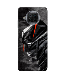 Batman black side face Mi 10i Back Cover