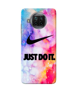 Just do it colors Mi 10i Back Cover