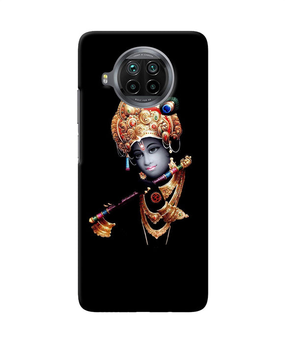 Lord krishna with fluet Mi 10i Back Cover