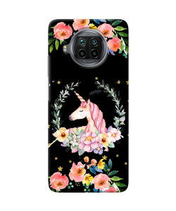 Unicorn flower Mi 10i Back Cover