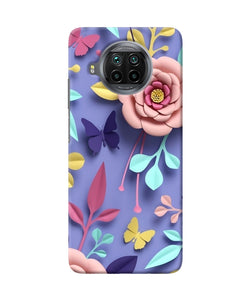 Flower canvas Mi 10i Back Cover