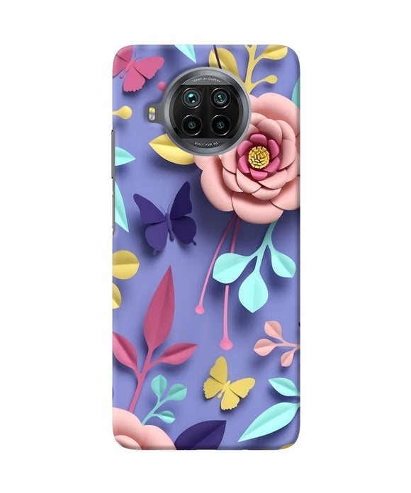 Flower canvas Mi 10i Back Cover