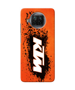 KTM black spray Mi 10i Back Cover